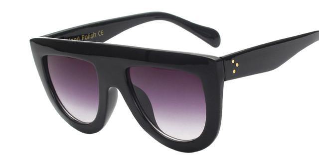 Latest Fashion Sunglasses Women Flat Top Style Vintage Sunshades - GG Classy Boutique 