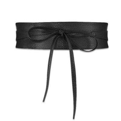 Wide Designer High Waist Lace Up Belt - GG Classy Boutique 