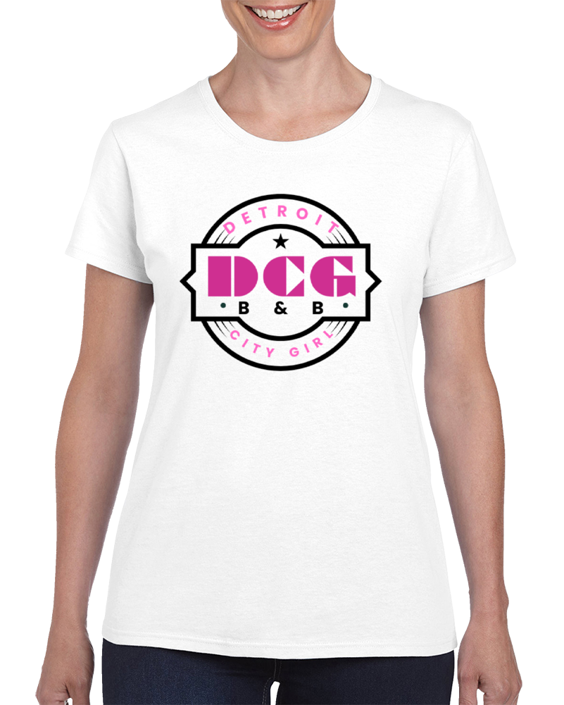 Fun Detroit City Girl Ladies T Shirt