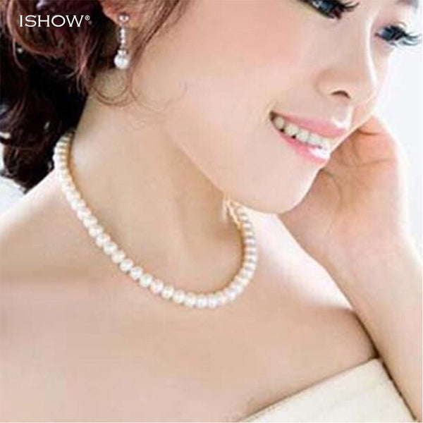 Delicate Clavicle Chain Pearl Necklace - GG Classy Boutique 