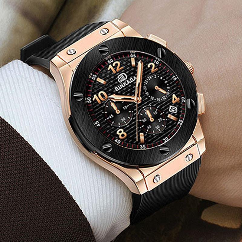 Rose Tone Sport Quartz Watch - GG Classy Boutique 