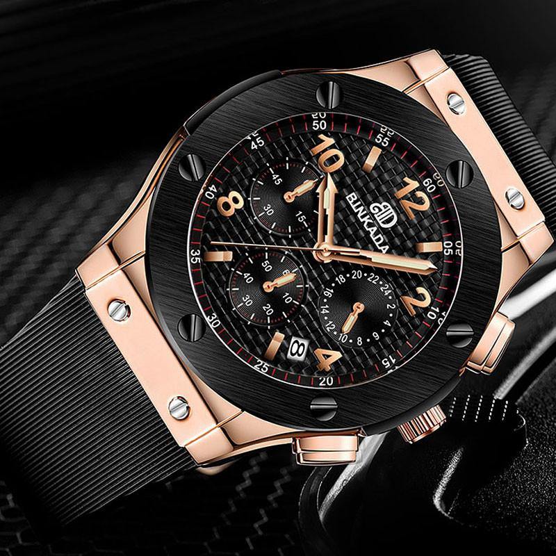 Rose Tone Sport Quartz Watch - GG Classy Boutique 