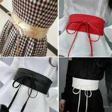 Wide Designer High Waist Lace Up Belt - GG Classy Boutique 