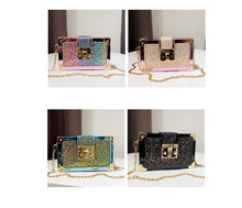 Trendy Gradient  Sequins Clutch Chain Purse - GG Classy Boutique 