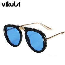 Luxury Folding Diamond Frame Sunglasses - GG Classy Boutique 